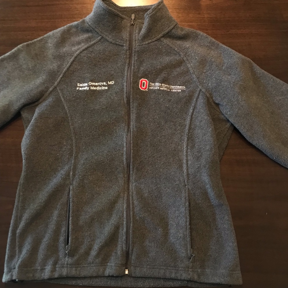 Personalized Ohio State zip-up Fleece